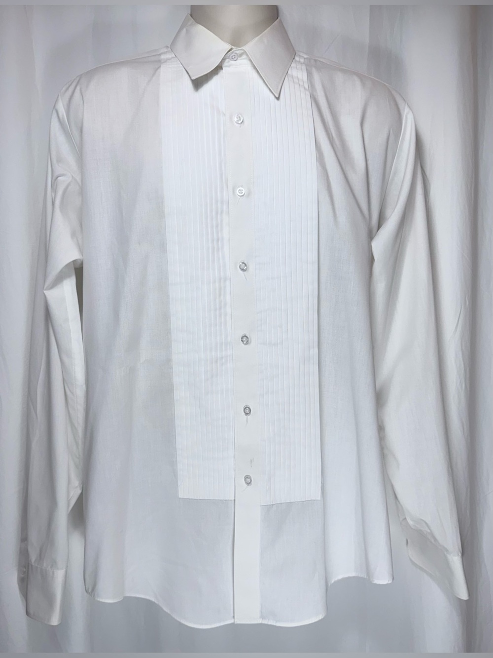 LORD WEST Broadcloth Tuxedo Shirt
